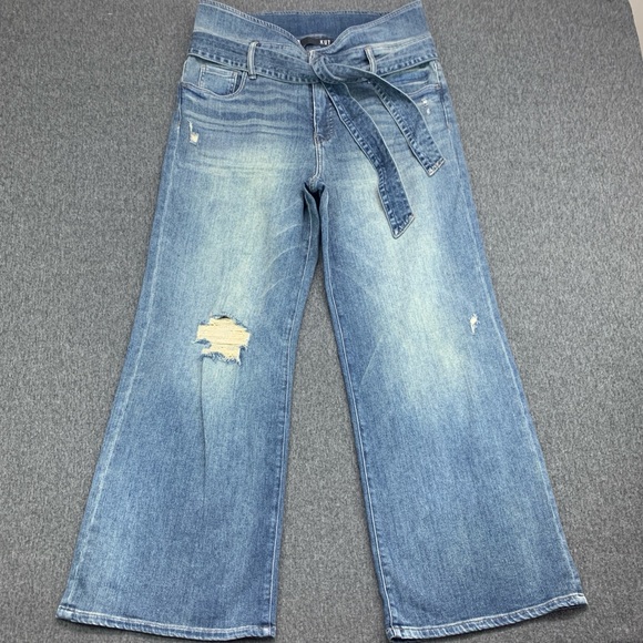 Kut from the Kloth Denim - KUT Fab Ab Wide Leg High Rise Women's Blue Jeans - Size 14 (34x30)
